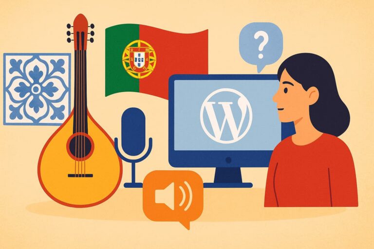 A Língua Portuguesa: Da herança lusófona à voz digital no seu site WordPress