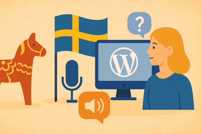 Svenska språket: en nordisk röst i den digitala eran – nu på din WordPress-webbplats