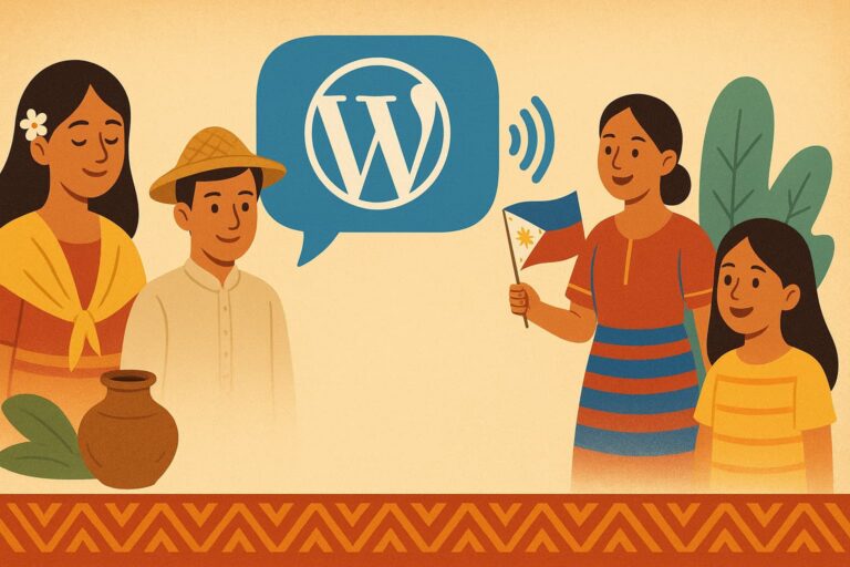 Wikang Filipino: Buhay, Makulay, at Ngayon ay Maaaring Magsalita sa Iyong WordPress Website