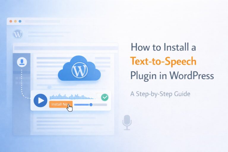 3 Easy Ways to Install a Text to Speech Plugin in WordPress in 2026